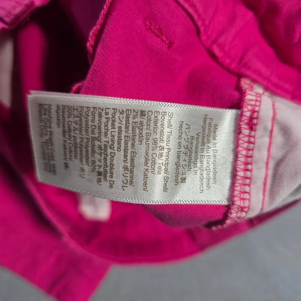 J.Crew Womens Hot Pink Stretch Cotton Chino Shorts Size 4 Fuchsia Mid Rise 9in - Picture 4 of 9